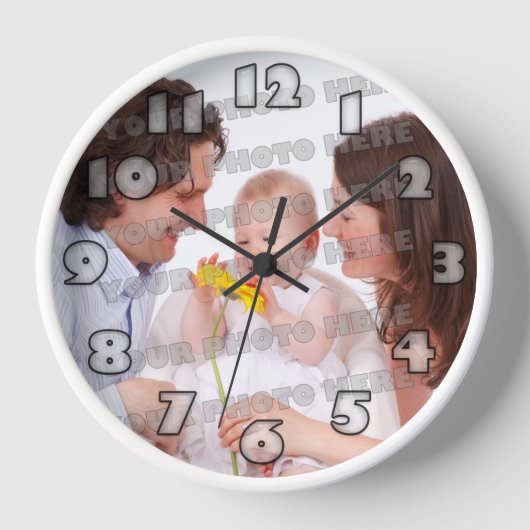 自分の壁カスタム時計を作る 壁時計 (正面)