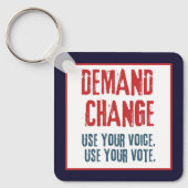 自分の声と投票を変える キーホルダー (正面)