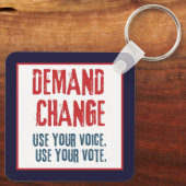 自分の声と投票を変える キーホルダー (裏面)