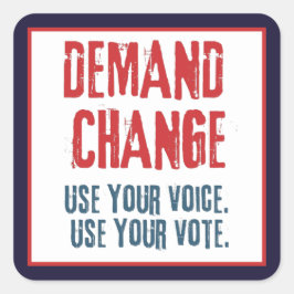 自分の声と投票を変える スクエアシール