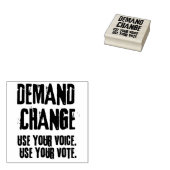 自分の声と投票を変える ラバースタンプ (押印)