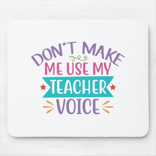 自分の声を使わせない マウスパッド (正面)