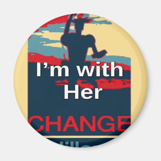 自分の変更をカラフル自分で作成する マグネット (正面)