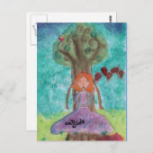 「自分の外」はがき ポストカード (正面/裏面)