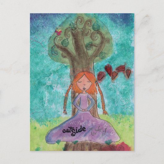 「自分の外」はがき ポストカード (正面)