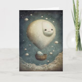 自分の夢のような熱気球のライドを作成する シーズンカード (正面)