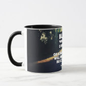 自分の夢を築く マグカップ (左)