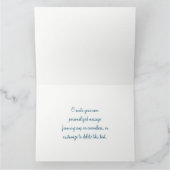 自分の大きな写真を作る サンキューカード (内部)