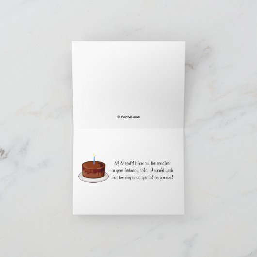 自分の大事な行事に合った編集可能グリーティングカード カード (内部)