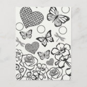 自分の大人の色を付10代のける ポストカード (正面)