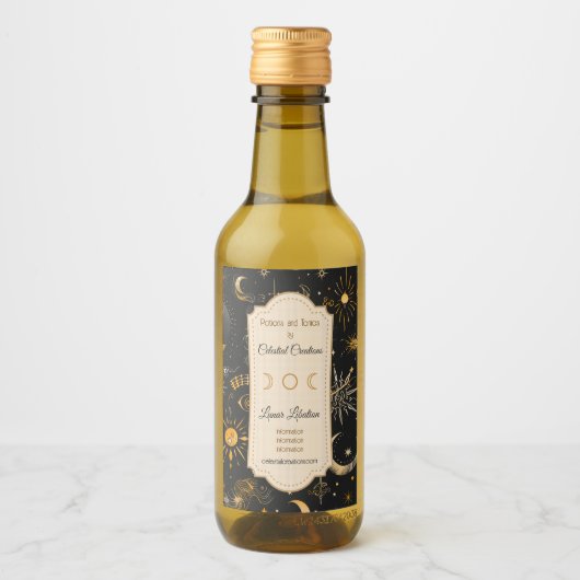 自分の天上のカオスを作り出す ワインラベル (正面)