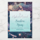 自分の天神の時間の人魚を作成 ワインラベル (シングルラベル)