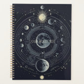 自分の天空を作成太陽のする プランナー手帳 (正面)