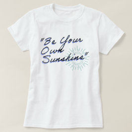 自分の太陽の光である | 写真 | フレーズ Tシャツ