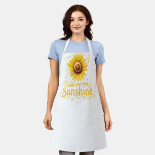 自分の太陽の光を作る – やる気を起こさせる Sunflower エプロン