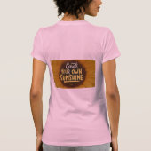 自分の太陽の光を作る Tシャツ (裏面)