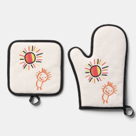 自分の太陽 鍋つかみ&鍋敷きセット