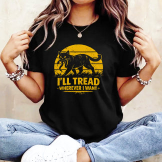 自分の好きなところを歩く Tシャツ