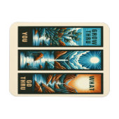 自分の好きなように成長する マグネット (横)