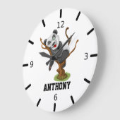 自分の好きなベビーパンダ ラージ壁時計 (傾斜)