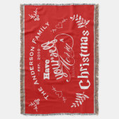 自分の好みに合わせてメリークリスマスを過ごす スローブランケット (正面縦)