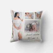 自分の妊娠とベビー写真の作成 クッション (裏面)