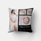 自分の妊娠とベビー写真を作成する クッション (裏面)
