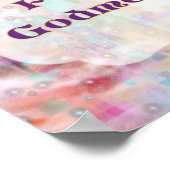 自分の妖精の女神になれ – アートの後まで ポスター (角)