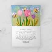 自分の子供のアート祖母誕生日を作成 カード (内部)