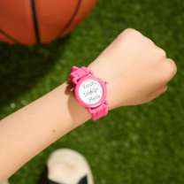 自分の子供を作成するピンクシリコーンウォッチ 腕時計