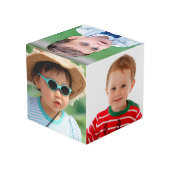 自分の子供を作成する写真テンプレート フォトキューブ (裏面アングル)