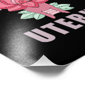 自分の子宮に心を向け、選択を求めるフェミニストの権利 フォトプリント (角)