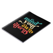 自分の子宮を気にする ノートブック (左側)