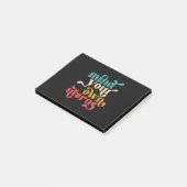 自分の子宮を気にする ポストイット (アングル)