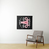 自分の子宮フェミニストのプロの選択に注意 タペストリー (インサイチュ(横))