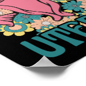 自分の子宮フェミニストのプロの選択に注意 ポスター (角)