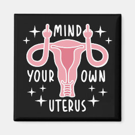 自分の子宮フェミニストのプロの選択に注意 マグネット