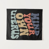 自分の子宮フェミニストを気にする タペストリー (正面(横))