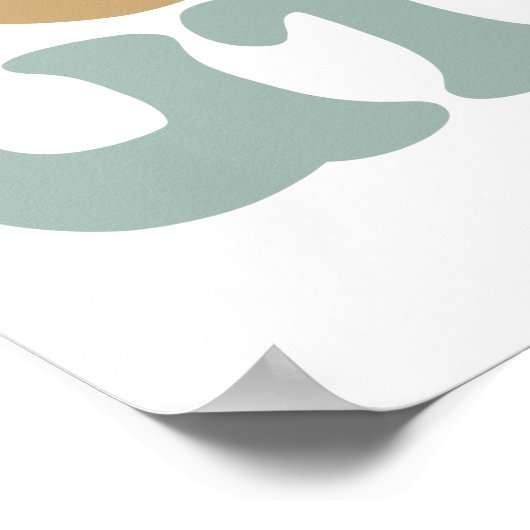 自分の子宮フェミニストを気にする ポスター (角)