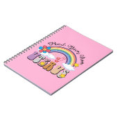 自分の子宮フェミニズムのプロの選択レインボーに注意 ノートブック (左側)