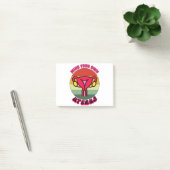 自分の子宮プロの選択フェミニストの権利を守る ポストイット (オフィス)