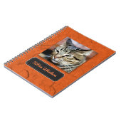 自分の子猫ひげフォトノートブックを作成する ノートブック (左側)