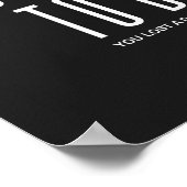 自分の存在を強く素晴らしする |やる気を起こさせる引用文 ポスター (角)