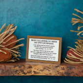 自分の学企業額を気にする方法 フォトプラーク (側面)