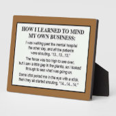 自分の学企業額を気にする方法 フォトプラーク (側面)