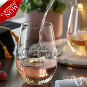 自分の学位とうまく組み合わせる ステムなしワイングラス