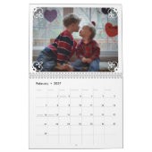 自分の孫の写真を作成する カレンダー (2月 2027)