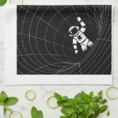 自分の宇宙に浮かぼう キッチンタオル (折り畳み)