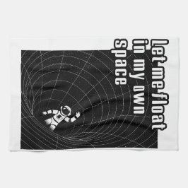 自分の宇宙に浮かぼう キッチンタオル