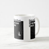 自分の宇宙に浮かぼう コーヒーマグカップ (正面右)